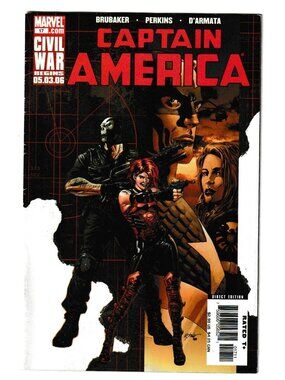 Vintage Captain America #25 Marvel Civil War Promo Variant 05.03.06 Comic Book